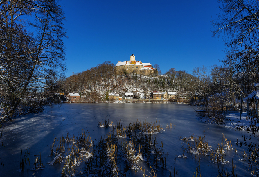 Ein Trip außerhalb Zwickaus lohnt sich: Besuchen Sie die Burg Schönfels.