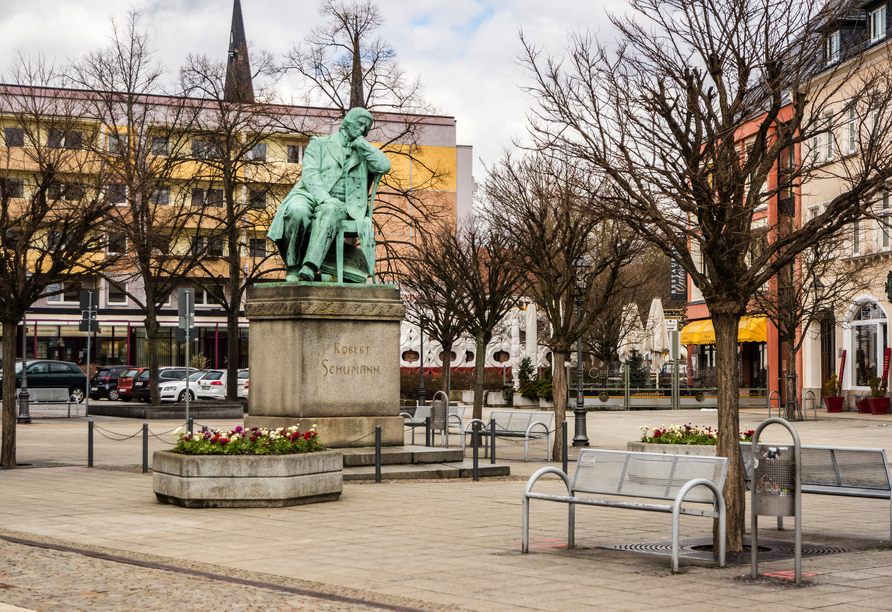 Der Komponist Robert Schumann ist eine wichtige Persönlichkeit in Zwickau.