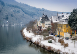 Auch Traben-Trarbach begeistert in winterlichem Glanz.