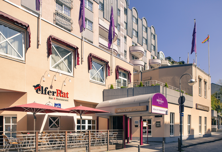 Außenansicht des Mercure Hotels Köln City Friesenstraße