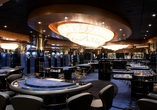An Bord können Sie sich im Casino vergnügen.