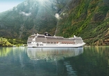 Ihr Schiff in der idyllischen norwegischen Landschaft