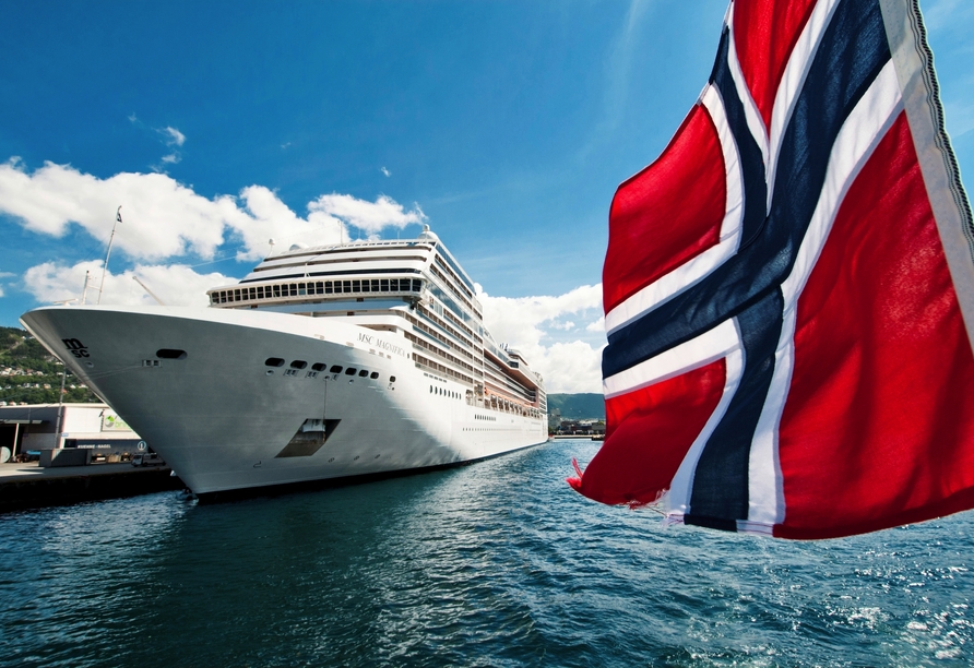 Steigen Sie an Bord von MSC Magnifica und erleben Sie die schönsten Orte Norwegens.