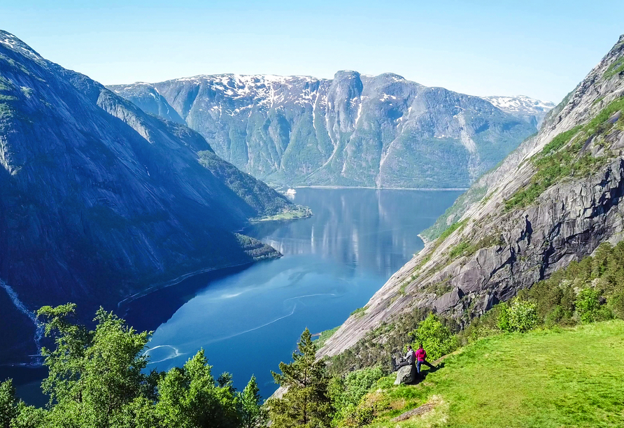 Spektakulärer Ausblick auf den Eidfjord