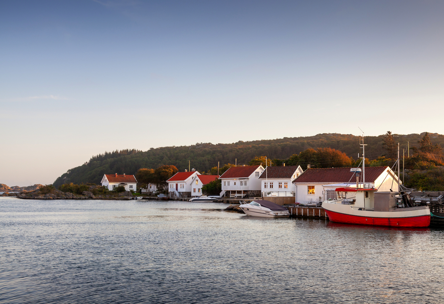 In Lyngdal herrscht eine herrlich friedliche Atmosphäre.