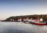 In Lyngdal herrscht eine herrlich friedliche Atmosphäre.