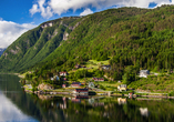 Lassen Sie sich in Ulvik von den malerischen Landschaften verzaubern.