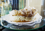 Freuen Sie sich im Café vom Hotel Central Willingen auf schmackhaften Kuchen und Torten.