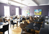 Lassen Sie sich im Restaurant kulinarisch verwöhnen.