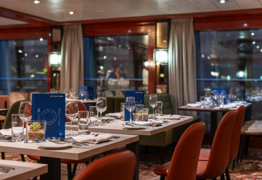 Restaurant an Bord von BELVEDERE