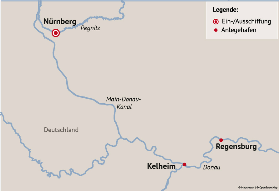 Ihre Reiseroute