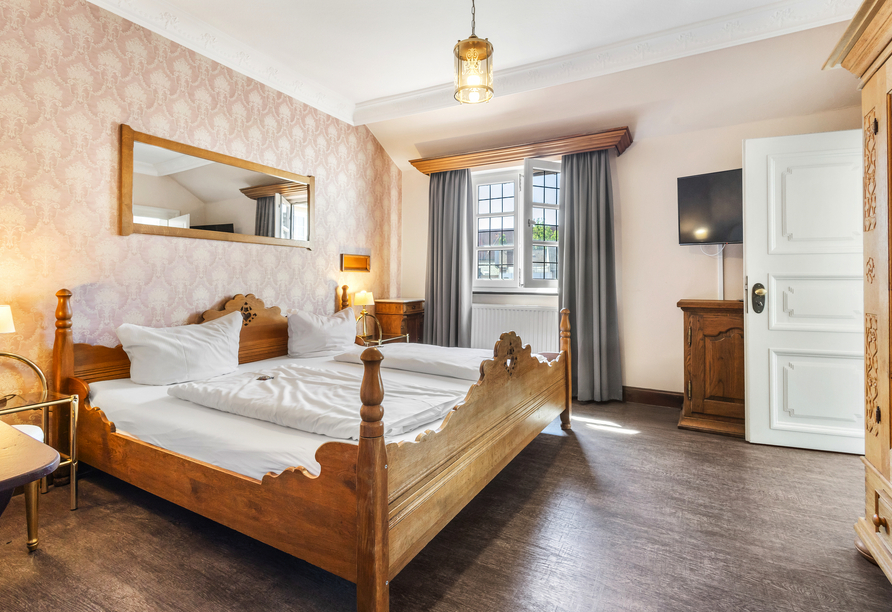 Beispiel eines Doppelzimmers im Burghotel Haselünne