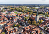 So malerisch liegt Haselünne im Herzen des Emslands.