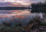 Der Haselünner See eignet sich perfekt für einen Winter-Spaziergang.