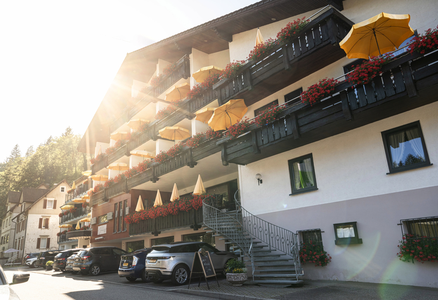 Außenansicht des Flair Hotels Sonnenhof