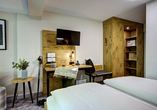 Beispiel eines Doppelzimmers Klassik Bergseite im Flair Hotel Sonnenhof