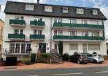 Außenansicht des Rheinhotels Rüdesheim