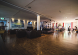 Die Lobby und Lounge im Central Hotel Regensburg