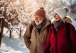 Genießen Sie die frische Luft in der verschneiten Eilenriede.