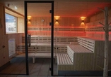 Finden Sie Ruhe und Entspannung in der Sauna.