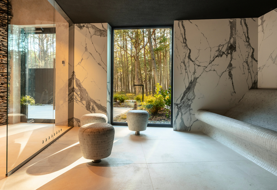 Wellnessbereich des Hotels Shellter Resort & Spa