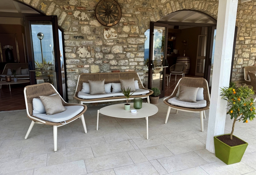 Terrasse des Hotels MioMio