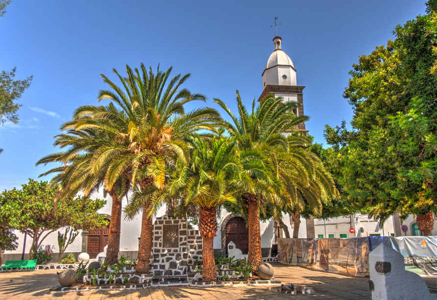 Der Plaza de Las Palmas in Arrecife wird Sie beeindrucken!
