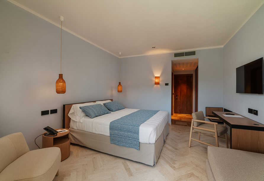 Zimmerbeispiel im Hotel Sestante