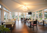 Lassen Sie sich im Restaurant des Hotels Bloemfontein kulinarisch verwöhnen.