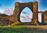 Besuchen Sie das beeindruckende Grosnez Castle in Saint Ouen.