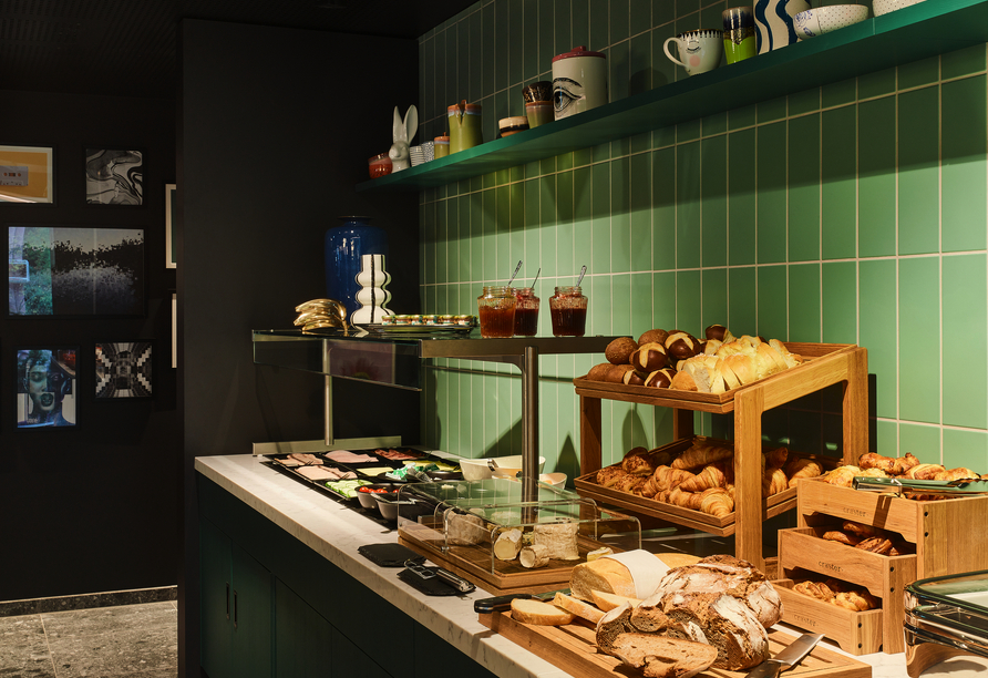 Köstlichkeiten am Frühstücksbuffet sorgen für einen gelungenen Start in den Tag.