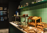 Köstlichkeiten am Frühstücksbuffet sorgen für einen gelungenen Start in den Tag.
