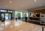 Die Lobby im rugs Hotel am Schlosspark Lichtenwalde