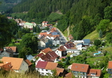 Blick ins Tal auf Luisenthal