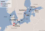 Ihre Reiseroute