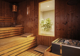 Wie wäre es mit einem wohltuenden Aufguss in der Sauna?