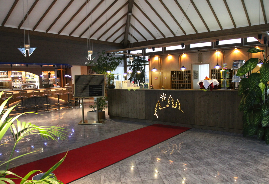 Rezeption des Hotels