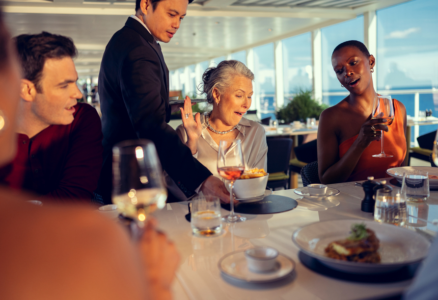 Freuen Sie sich auf leckeres Essen und tollen Service.
