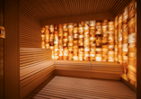 Entspannen Sie in der Sauna an Bord.