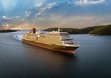 Herzlich willkommen an Bord der Queen Anne!