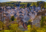 Auch das Städtchen Freudenberg beeindruckt mit seinen Fachwerkhäusern.