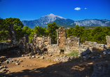 Das antike Phaselis offenbart Ihnen römische und byzantinische Ruinen.