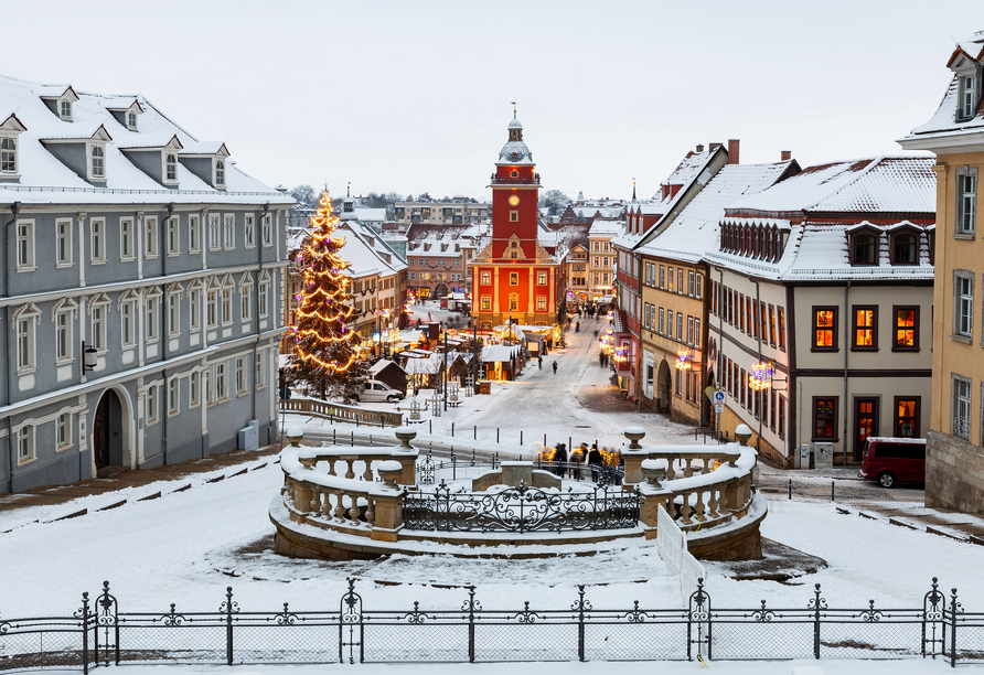 Besuchen Sie die Stadt Gotha.