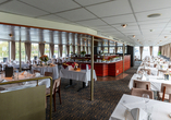 Panorama-Restaurant an Bord der ARIELLE QUEEN