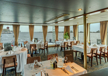 Panorama-Restaurant an Bord der ARIELLE QUEEN