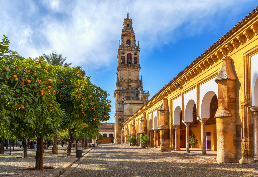 Lassen Sie sich in Córdoba von der maurischen Architektur und dem Duft der Orangenbäume verzaubern!