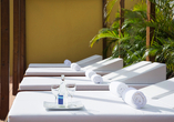Genießen Sie erholsame Stunden im Wellnessbereich Ihres Hotels.