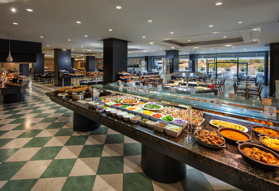 Freuen Sie sich auf leckere kanarische Spezialitäten im Buffetrestaurant des Hotels Gran Canaria Princess.