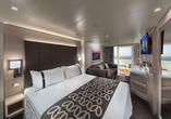 Beispiel für eine Balkonkabine an Bord der MSC Euribia