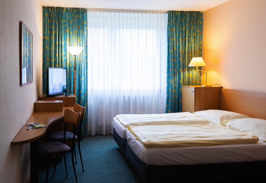 Beispiel eines Doppelzimmers im Werrapark Resort Hotel Heubacher Höhe